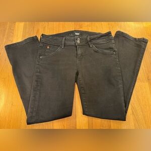 Hudson Black Mid Rise Straight Leg Jeans – Size 30